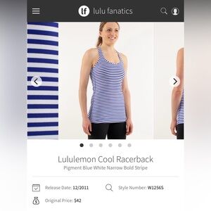 EUC Lululemon Cool Racerback